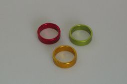 Проставочное кольцо 28,6*10mm оранжевое алюмин.анодированное