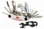 Набор шестигранников 22 в 1 BikeHand YC-279 расширенный, с ножом и выжимкой цепи