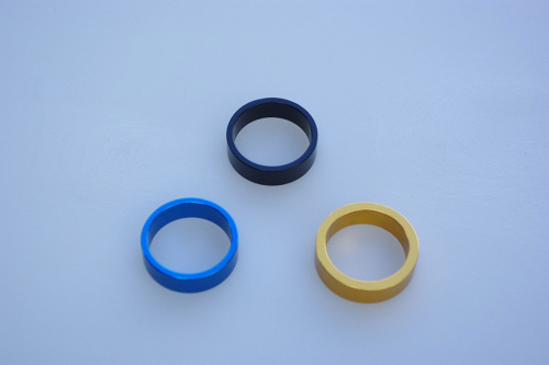 Проставочное кольцо 28,6*10mm оранжевое алюмин.анодированное