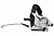 Шифтер/тормозная ручка Shimano Tourney EF51 прав. 7ск тр.+ оплетк. цв. серебр
