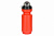 Фляга V-S550, 550мл, пластик,с клапаном,красная