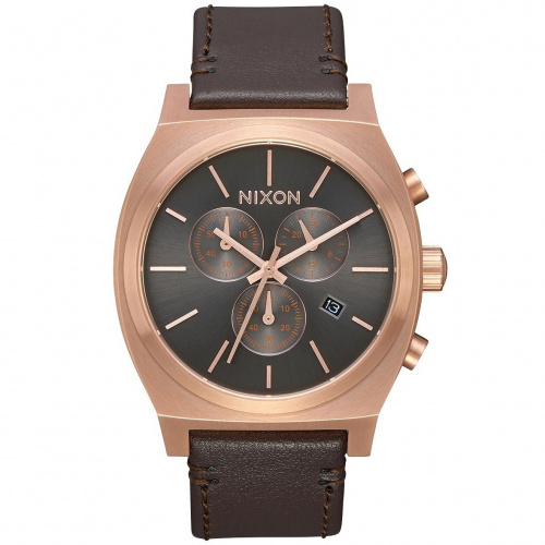 Часы Nixon Time Teller Chrono Leather
